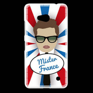Coque Nokia Lumia 640 LTE Mister France Chatain