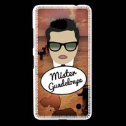 Coque Nokia Lumia 640 LTE Mister Guadeloupe Brun