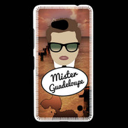 Coque Nokia Lumia 640 LTE Mister Guadeloupe Chatain