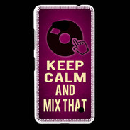 Coque Nokia Lumia 640 LTE Keep Calm and Mix That Rose