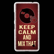 Coque Nokia Lumia 640 LTE Keep Calm and Mix That Rouge