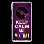 Coque Nokia Lumia 640 LTE Keep Calm and Mix That Violet