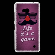 Coque Nokia Lumia 640 LTE Life It's a game Rose ZG