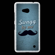 Coque Nokia Lumia 640 LTE Swag by Me Bleu ZG