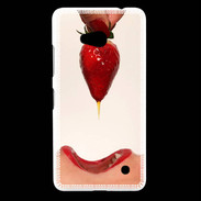 Coque Nokia Lumia 640 LTE Plaisir et fraise PR20
