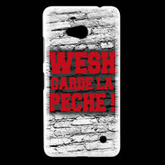 Coque Nokia Lumia 640 LTE Wesh garde la pèche Rouge