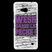 Coque Nokia Lumia 640 LTE Wesh garde la pèche Violet