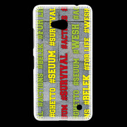 Coque Nokia Lumia 640 LTE Wesh Vert Jaune