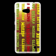 Coque Nokia Lumia 640 LTE Wesh Vert Jaune Sun