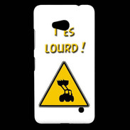 Coque Nokia Lumia 640 LTE T'es lourd PR