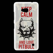 Coque Nokia Lumia 640 LTE Keep calm pitbull 1 ZG