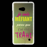 Coque Nokia Lumia 640 LTE Méfiant trahis ZG