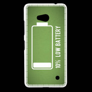 Coque Nokia Lumia 640 LTE Low Battery vert ZG