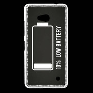 Coque Nokia Lumia 640 LTE Low Battery noir ZG