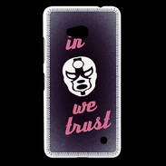 Coque Nokia Lumia 640 LTE In Catch We trust Rouge ZG
