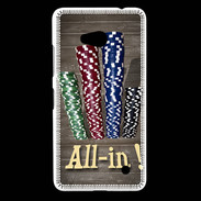 Coque Nokia Lumia 640 LTE Poker all in
