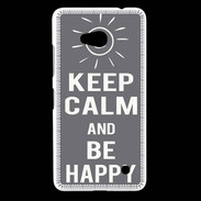Coque Nokia Lumia 640 LTE Keep calm Be Crazy Gris