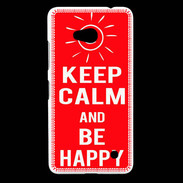 Coque Nokia Lumia 640 LTE Keep calm Be Crazy Rouge