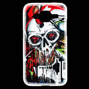 Coque Samsung Core Prime Tête de mort Graffiti couleur