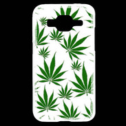 Coque Samsung Core Prime Feuille de cannabis sur fond blanc