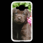 Coque Samsung Core Prime Chien labrador chocolat 3