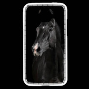 Coque Samsung Core Prime Cheval noir
