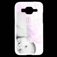 Coque Samsung Core Prime Bébé ailes d'ange rose