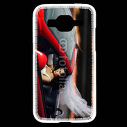 Coque Samsung Core Prime Mariée dans roadster