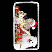 Coque Samsung Core Prime Chaton et Chiot Noël