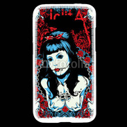 Coque Samsung Core Prime Dessin femme gothique