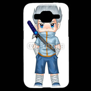 Coque Samsung Core Prime Chibi style illustration of a superhero 2