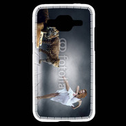 Coque Samsung Core Prime Danseuse avec tigre