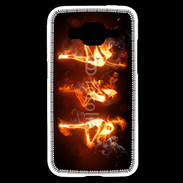 Coque Samsung Core Prime Danseuse feu