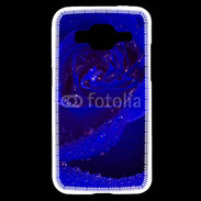 Coque Samsung Core Prime Fleur rose bleue