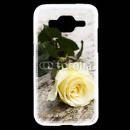Coque Samsung Core Prime Belle rose Jaune 50