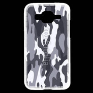 Coque Samsung Core Prime Camouflage gris et blanc