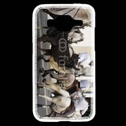 Coque Samsung Core Prime Abrivado Chevaux et taureaux