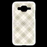 Coque Samsung Core Prime Effet écossais beige clair