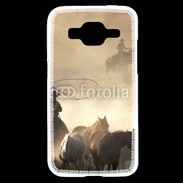 Coque Samsung Core Prime Cowboys et chevaux