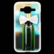 Coque Samsung Core Prime Bouteille de champagne avec noeud