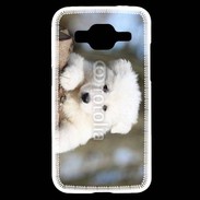 Coque Samsung Core Prime Chiot berger blanc suisse