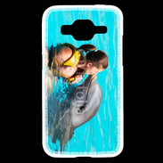 Coque Samsung Core Prime Bisou de dauphin