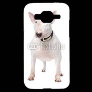 Coque Samsung Core Prime Bull Terrier blanc 600