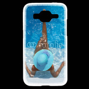 Coque Samsung Core Prime Femme à la piscine