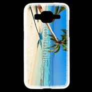 Coque Samsung Core Prime Palmier sur la plage tropicale
