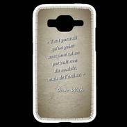 Coque Samsung Core Prime Portrait Ame Sepia Citation Oscar Wilde