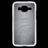 Coque Samsung Core Prime Aimer Noir Citation Oscar Wilde