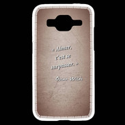 Coque Samsung Core Prime Aimer Rouge Citation Oscar Wilde