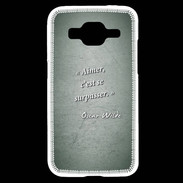 Coque Samsung Core Prime Aimer Vert Citation Oscar Wilde