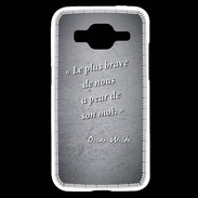 Coque Samsung Core Prime Brave Noir Citation Oscar Wilde